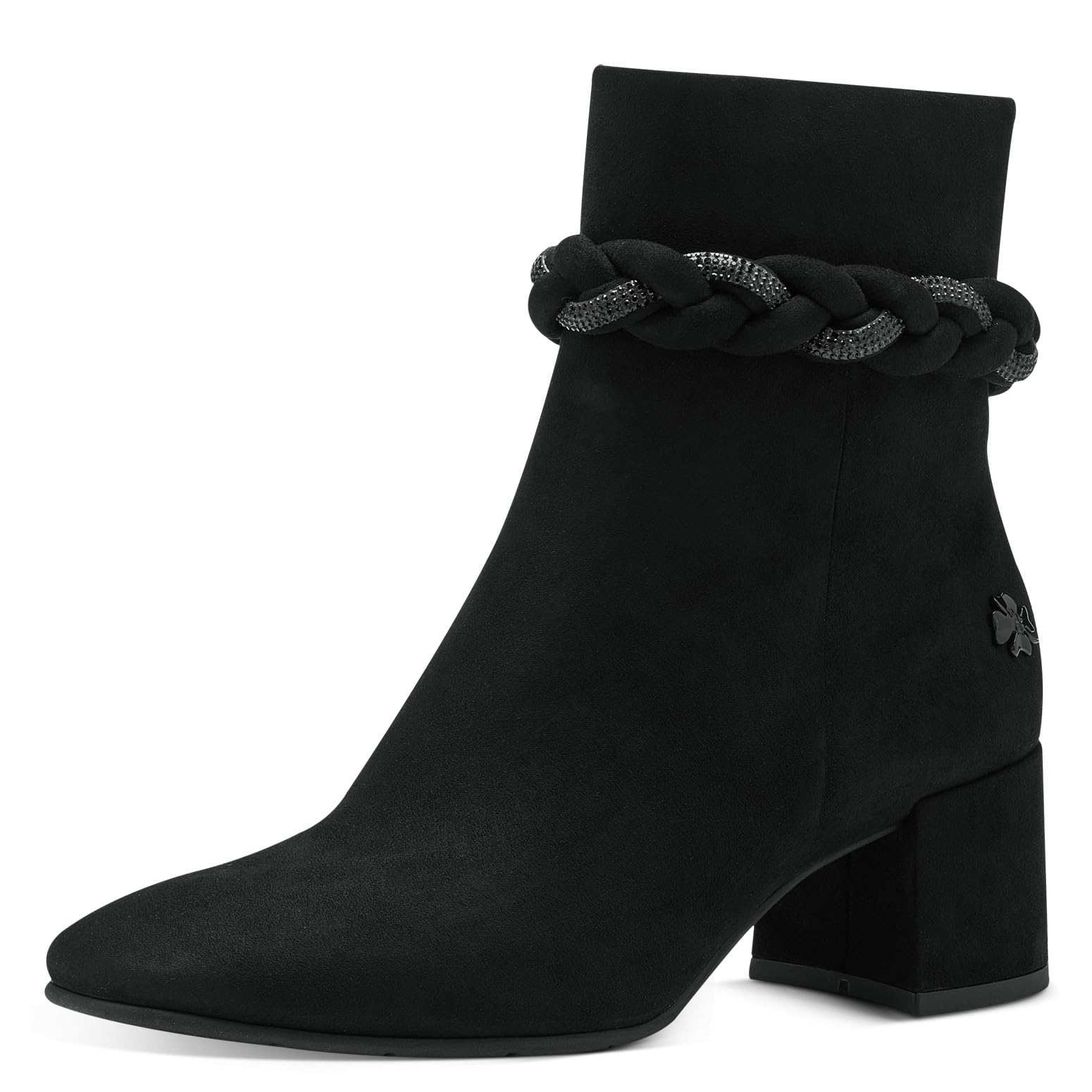 MARCO TOZZI Women's 2-85307-41 Boot Heel, Black, 3.5