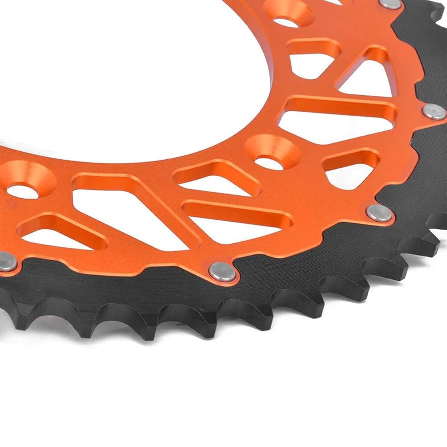 Amazon.com: Power Parts Orange Stealth Rear Sprocket 42T 45T
