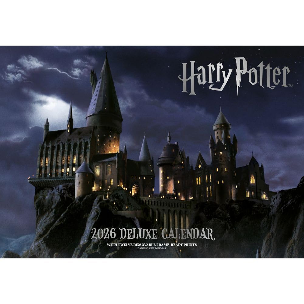 2026 CALENDAR HARRY POTTER MONTH TO VIEW A3 DELUXE WALL CALENDAR OFFICIAL PRODUCT