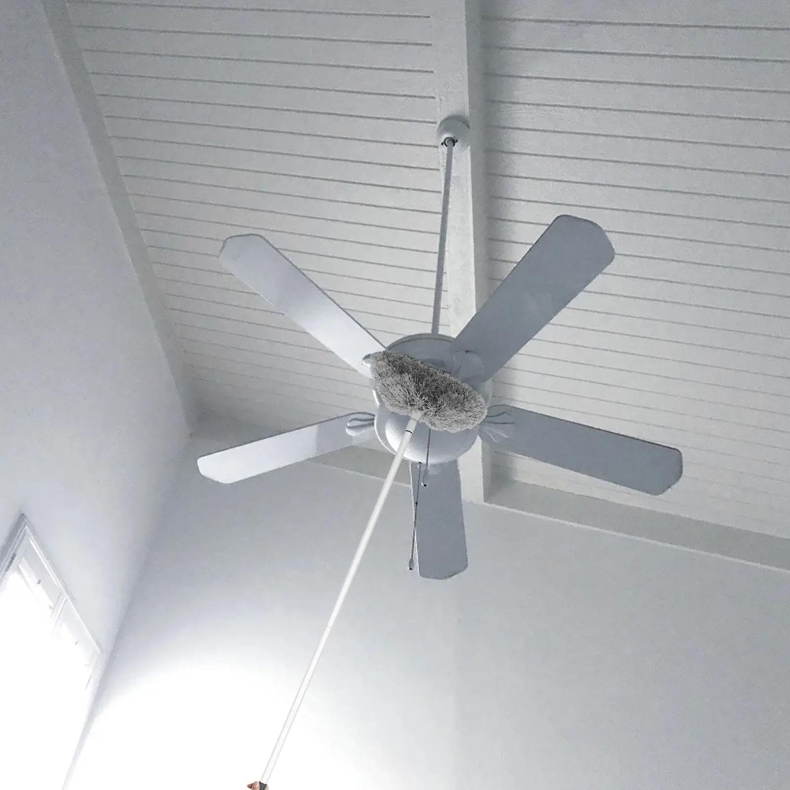 Plumero para Ventiladores De Techo Cepillo Plumero de Limpieza Extensible