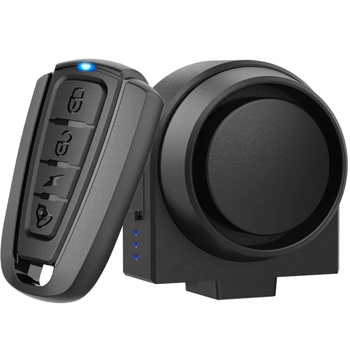 Sistema de alarma para bicicleta con mando a distancia, 113 dB, alarma para motocicleta, sensor de vibración y movimiento inalámbrico, sirena impermeable, para e-bike, scooter, bicicleta, motocicleta
