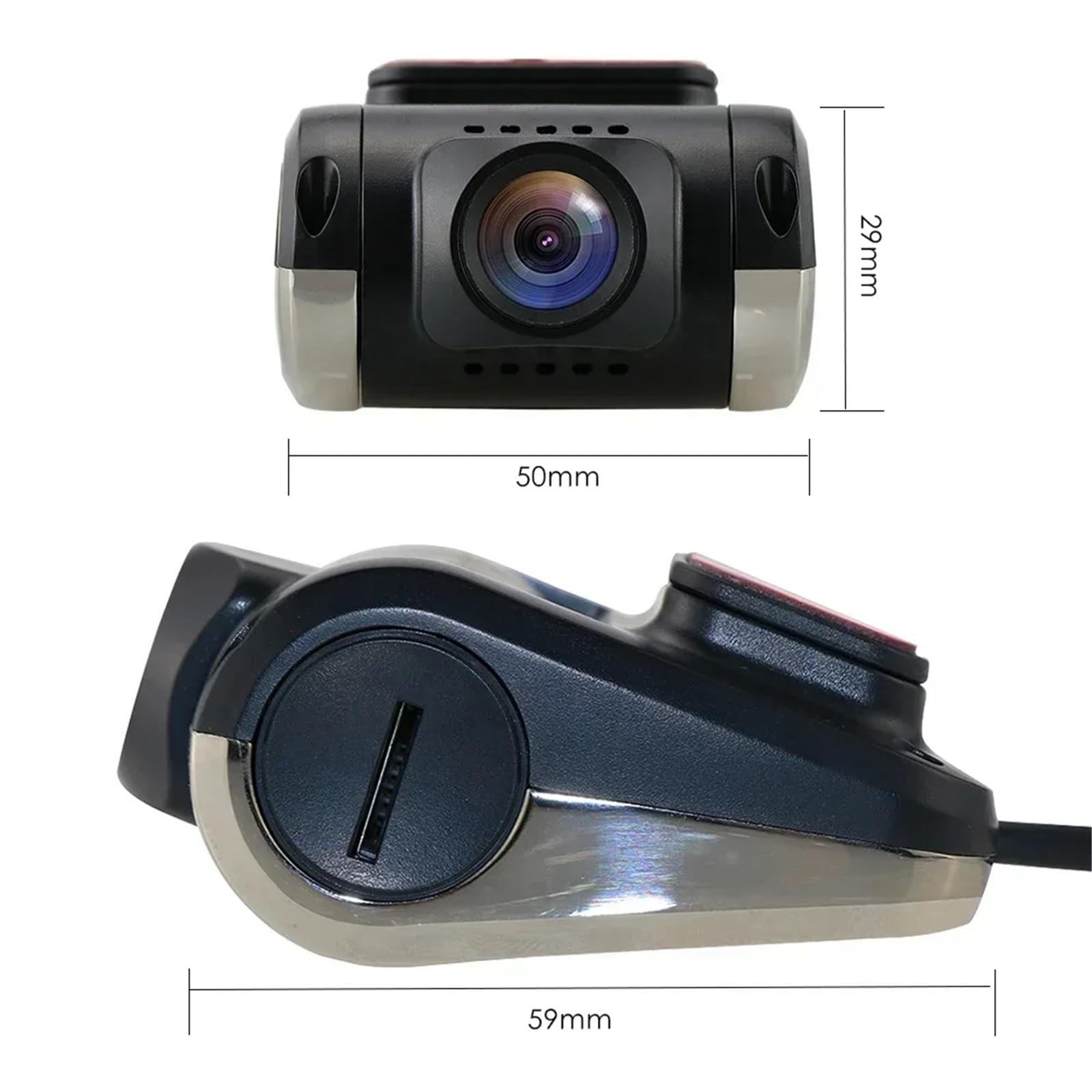 Telecamera posteriore per auto Per lettore GPS Android per auto per Dash HD 1080P ADAS per fotocamera DVR anteriore per USB guida videoregistratore digitale versione notturna