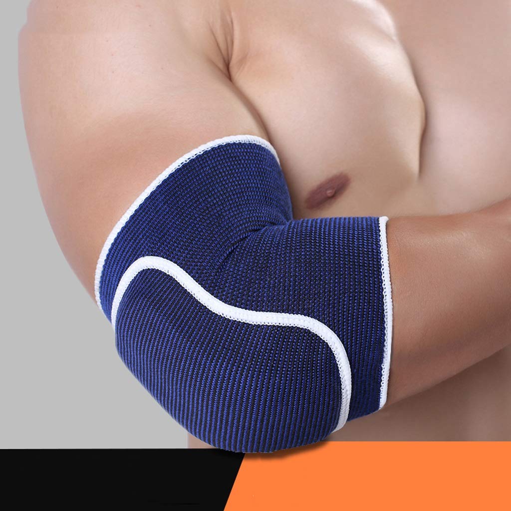 HBJWOV 1 pair Tennis Basketball Bandage Elbow Support Sleeve Weightlifting Running Golf Compression Elbow Pad Brace Reduce Pain