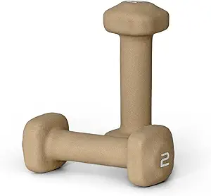Tone Fitness Neoprene Dumbbell Weight Pairs with Anti-Roll Square Head | Multiple Options
