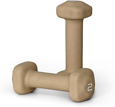 Tone Fitness Neoprene Dumbbell Weight Pairs with Anti-Roll Square Head | Multiple Options