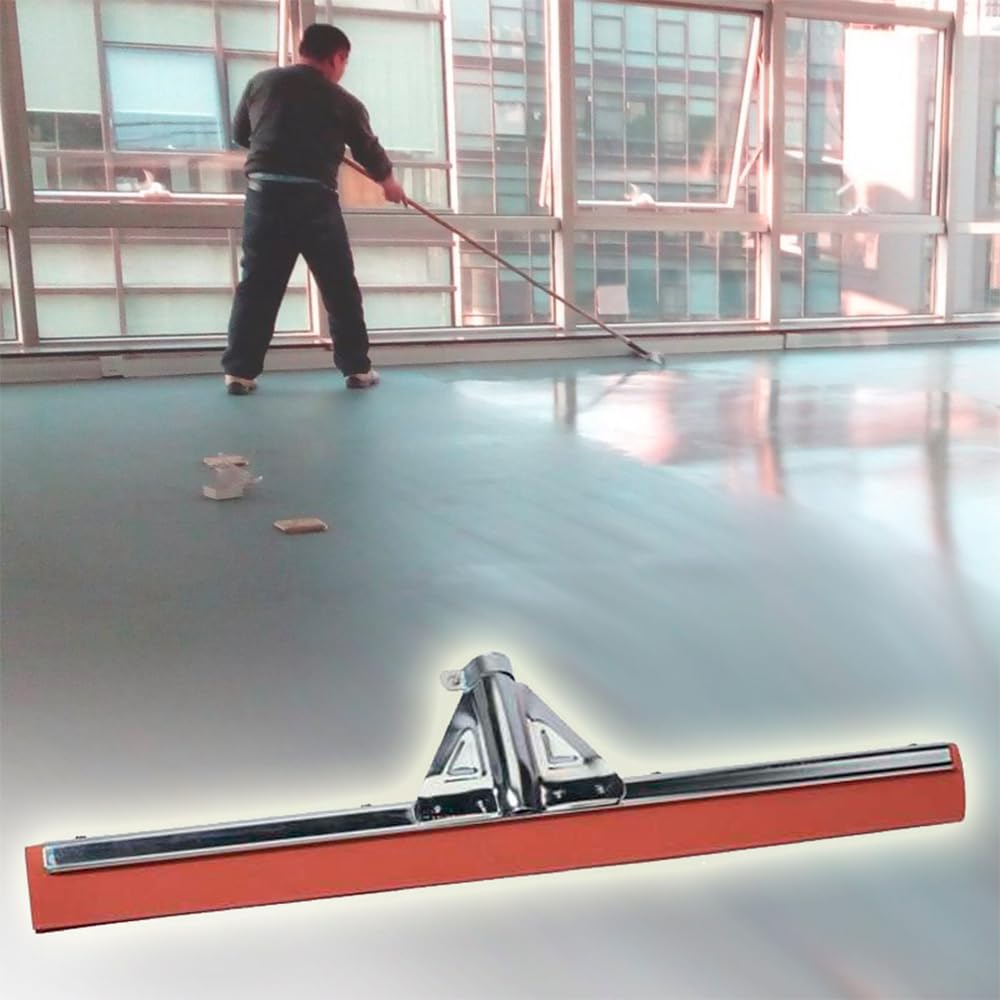 Rastrillo de Goma - Haragán 55cm Resinas Epoxi Poliuretano y Autonivelantes | Distribución uniforme del material. Resiste disolventes y productos químicos. Ideal para uso profesional.