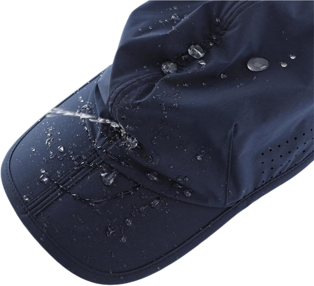 Connectyle Foldable Sports Cap Reflective Performance Running Hat Quick Dry Workout Hat Athletic Fitted Cap for Men & Women - Image 4