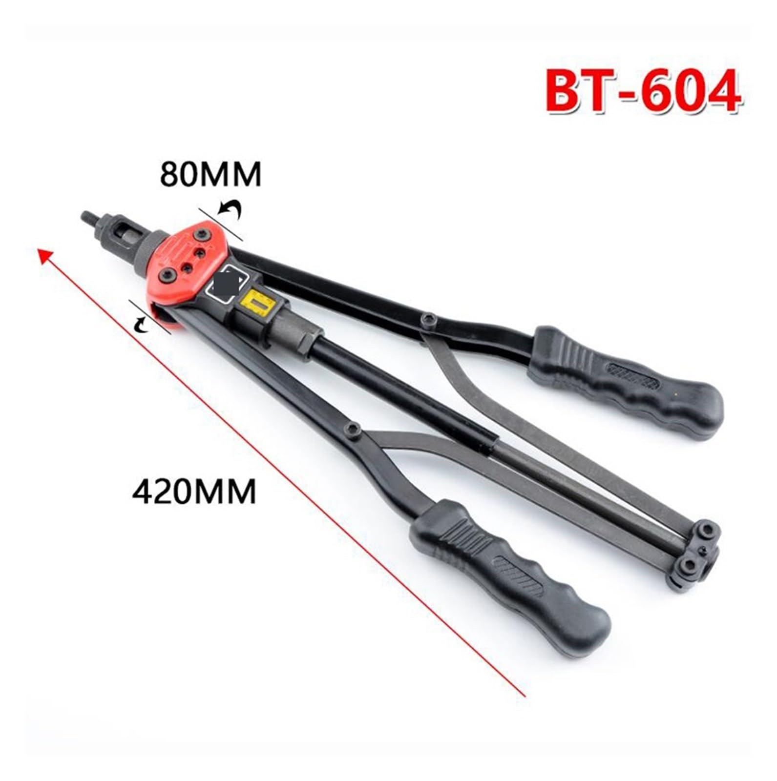 BT-604 ręczny pistolet do nitowania ciężki automatyczne usuwanie nakrętki ciągnąć nakrętka nitu M3 M4 M5 M6 M8 M10 M12 Zapewnienie Stabilności