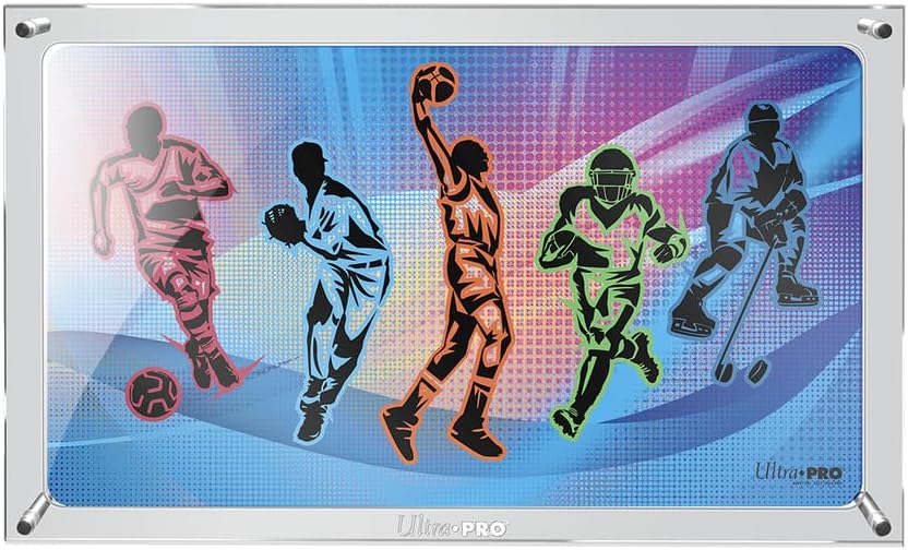 Ultra PRO - Premier Playmat Display, Clear Acid-Free UV-Protected Acrylic Screw-Down Playmat Case, Versatile Showcase Elegant Display for Collector Game Mats