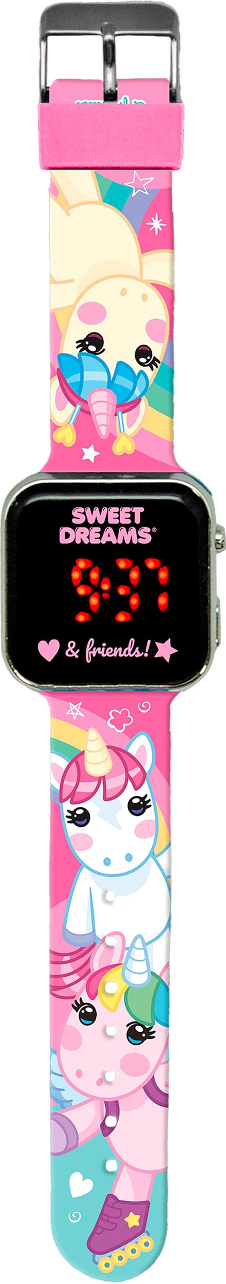 Kids Licensing - Reloj Digital LED para Niño y Niña con Personajes,Tiene Funciones de Hora, Fecha y Correa Ajustable — view 40
