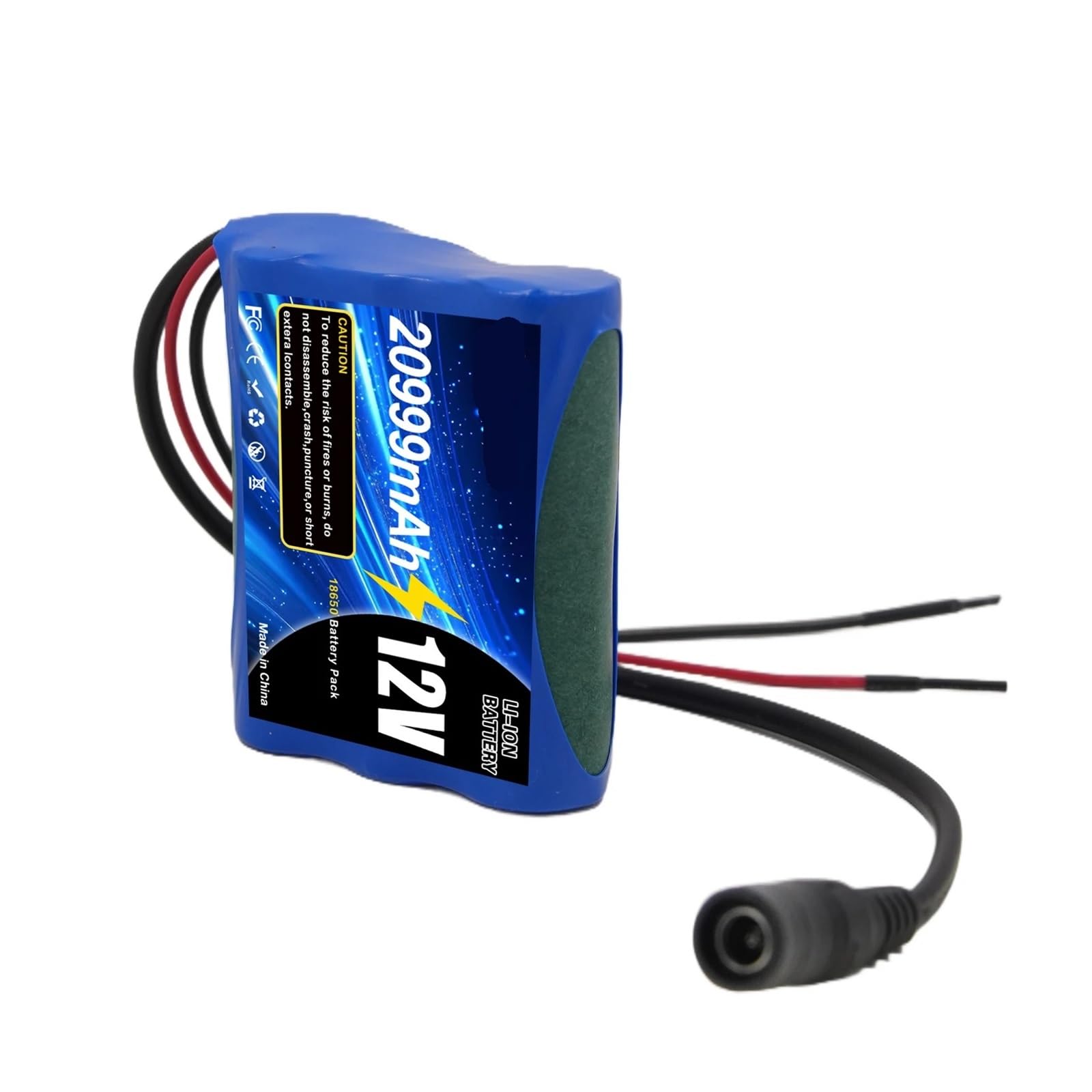 Batteria ai polimeri di Litio 12V 20Ah 12.6V 20000mAh Batteria Ricaricabile for Drone RC + Set di Caricabatterie(20000mAhx2 chargerx1)