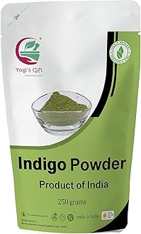Indigo Powder for Hair | Ideal for Black and Dark Hair | Indigofera Tinctoria | Black Henna | 250 grams | 100% Pure & Natural Hair color