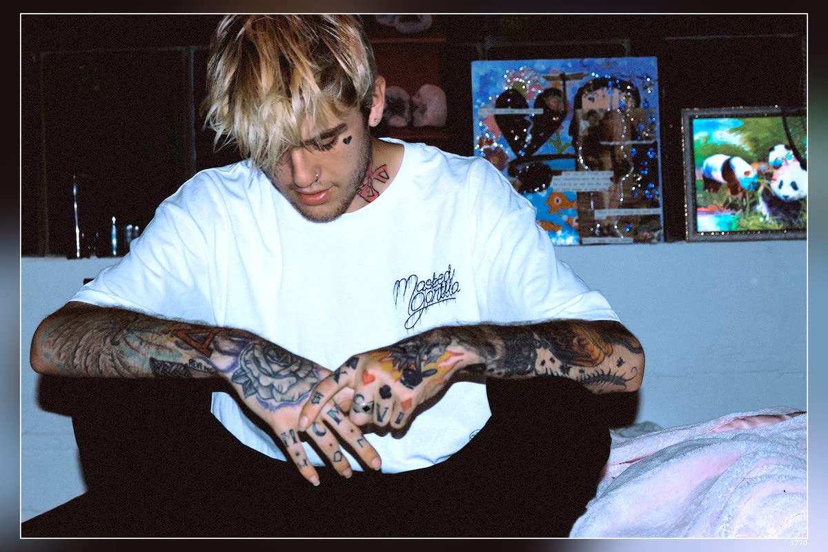 Lil Peep Poster - 170GSM 12x18 Unframed Multicolor Perfect for your Wall HOMEDECORE883