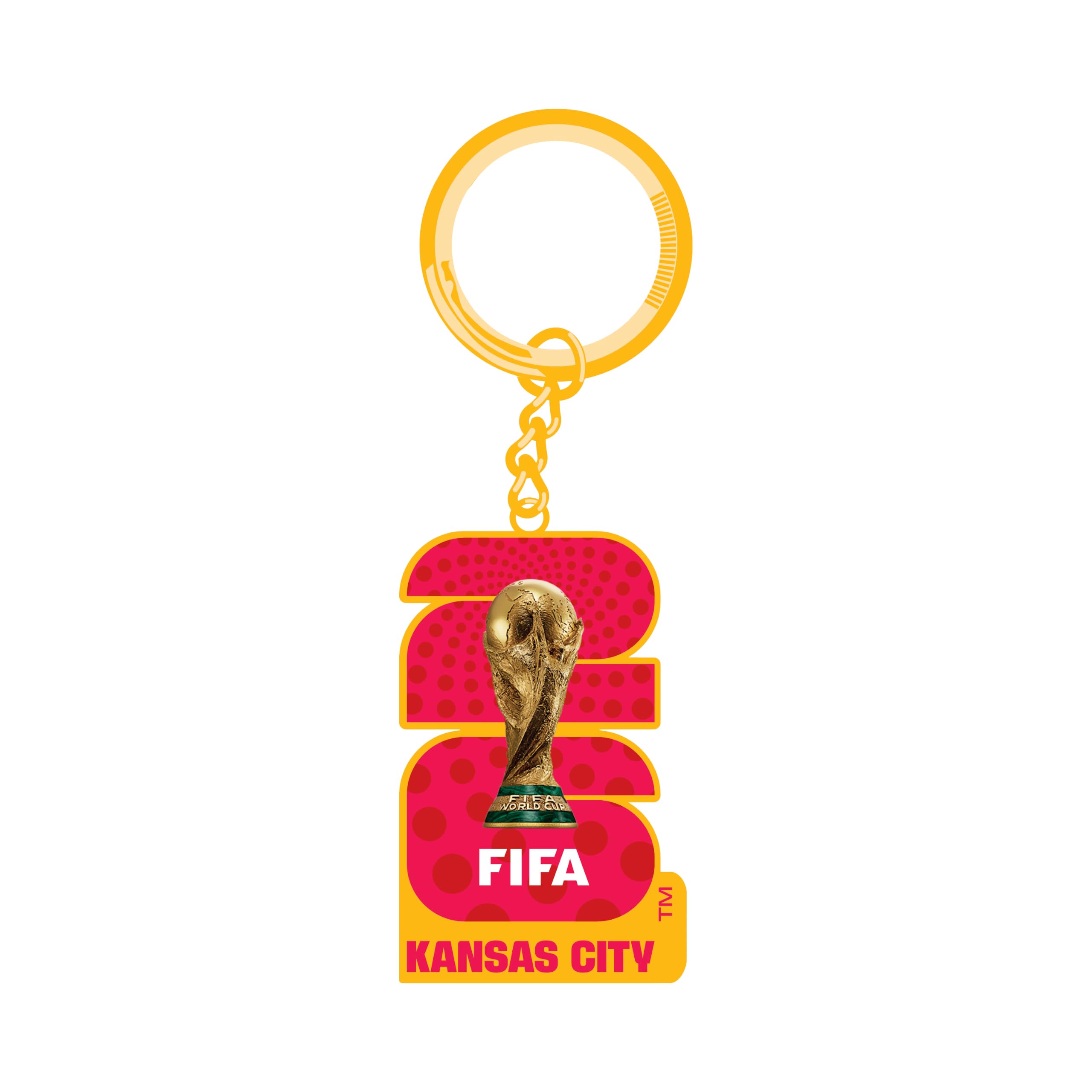 2026 FIFA World Cup Keychain – Officially Licensed, Collectible Gift for Fans, Durable Metal Ring for Keys, Backpacks
