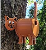 Funny Cat Butt Birdhouse β Hilarious Outdoor Nesting Box for Small Birds | Unique Gag Gift for Cat Lovers & Bird Watchers | Weather-Resistant Hanging Garden Decor