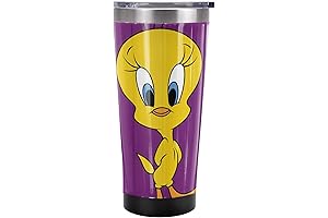 LOGOVISION Looney Tunes OFFICIAL Tweety Bird Travel Tumbler