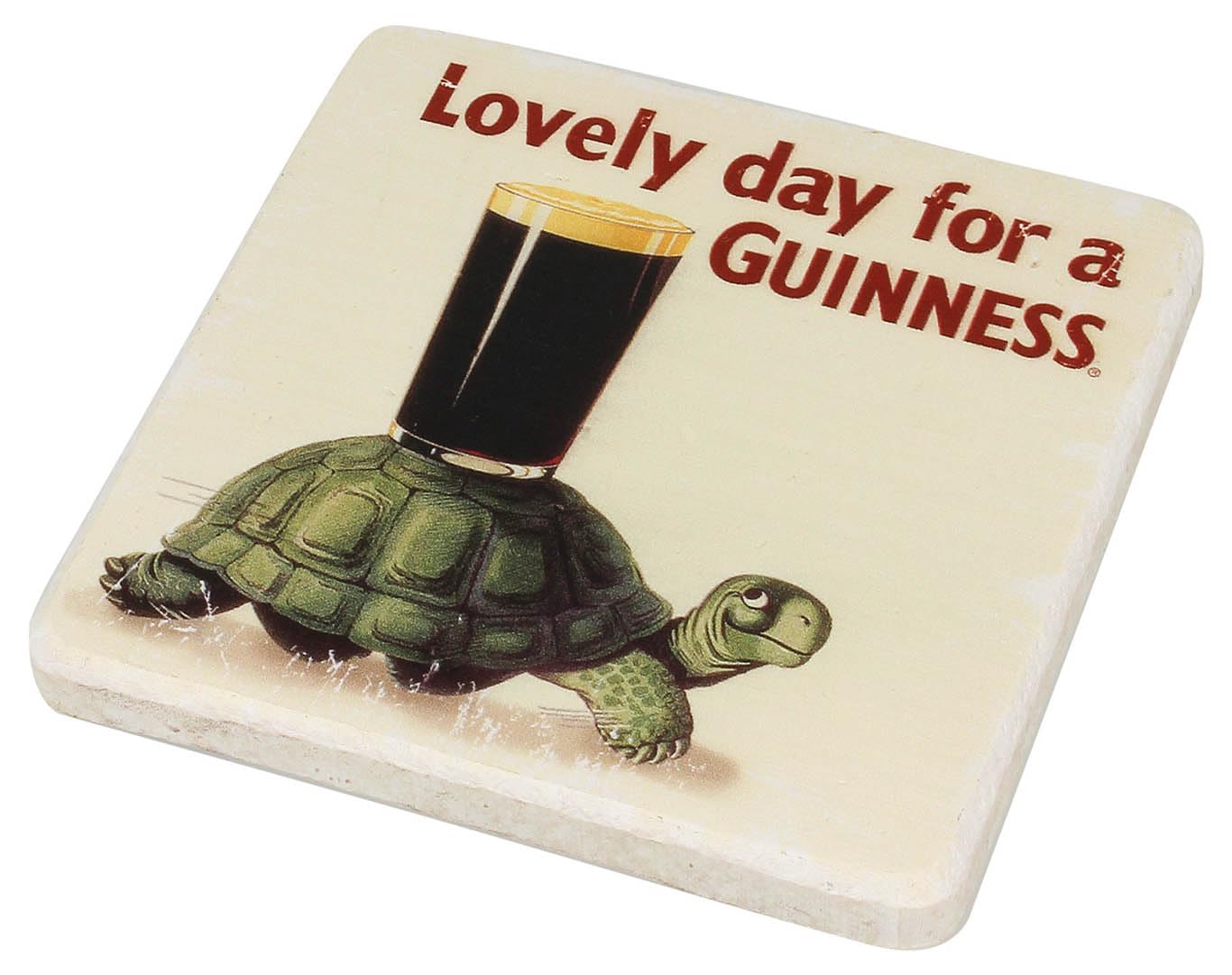Guinness Stone Effect Coaster - Tortoise Design