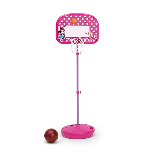 Miniatura 7 de Delta Children - Juego de aros de baloncesto de Minnie Mouse de Disney para niños, color rosa