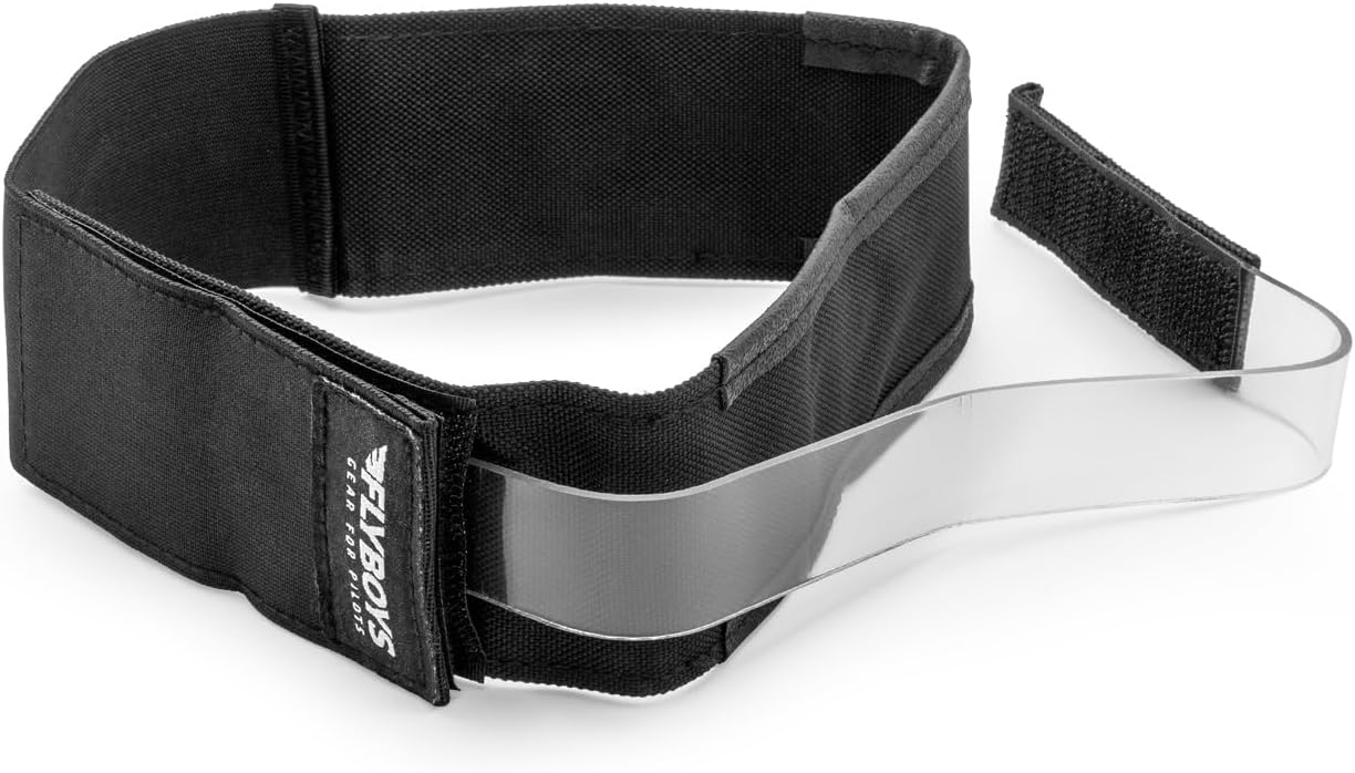 FLYBOYS Map Strap – Pilot Leg Strap for Charts, Approach Plates & Lineup Cards, Durable 600D Fabric with Adjustable Secure Fit