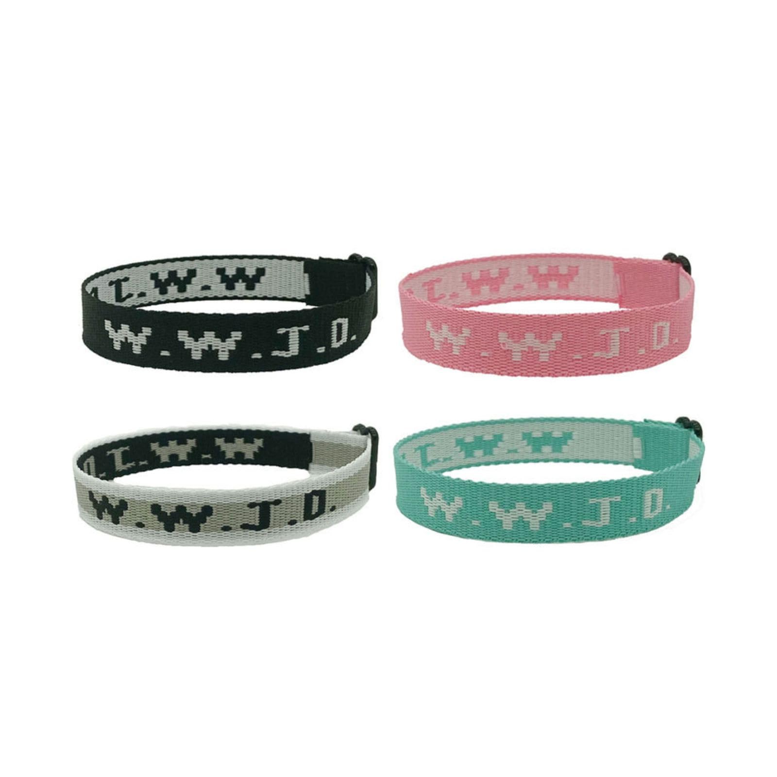 What Would Jesus Do Bracelets WWJD Letter Matching Couples Hnadmade Braided Bracelets Inspirational Religious Christian Jewelry Friendship Gift