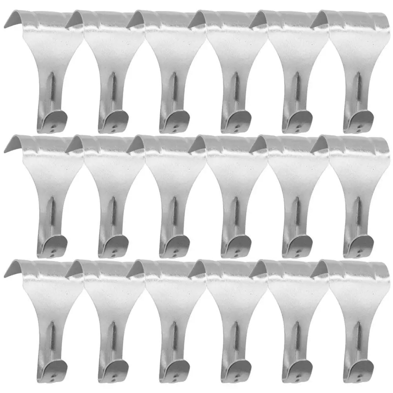Picture Rail Hooks 50Pcs S-Shaped Picture Rail Hooks Metal Heavy Duty Molding Hanging Hardware for Home Office Wall Frames for Pictures Frames Gallery Pictures Billboards