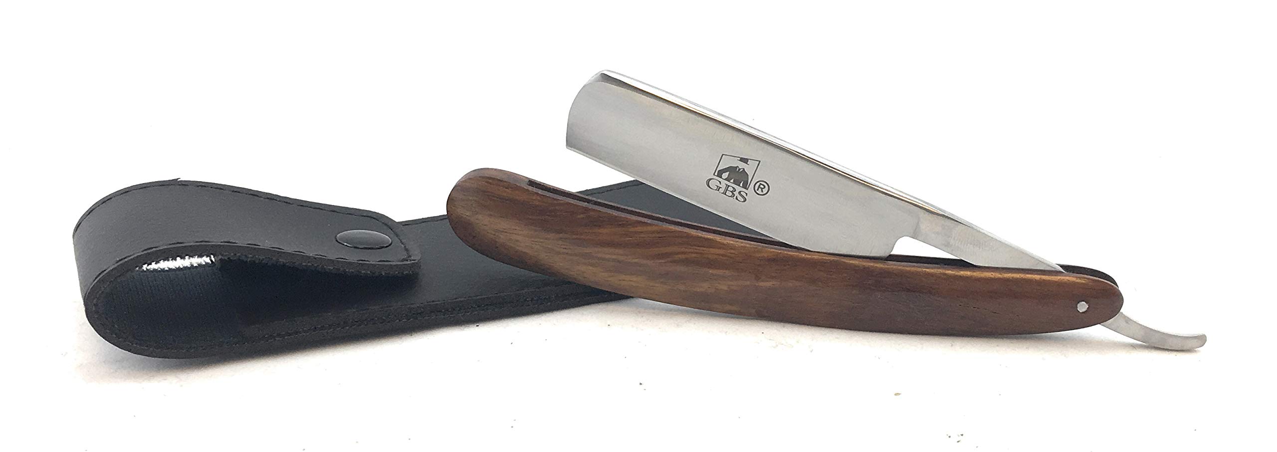 G.B.S Men's - Professional Shaving Straight Razor with Leather Case
