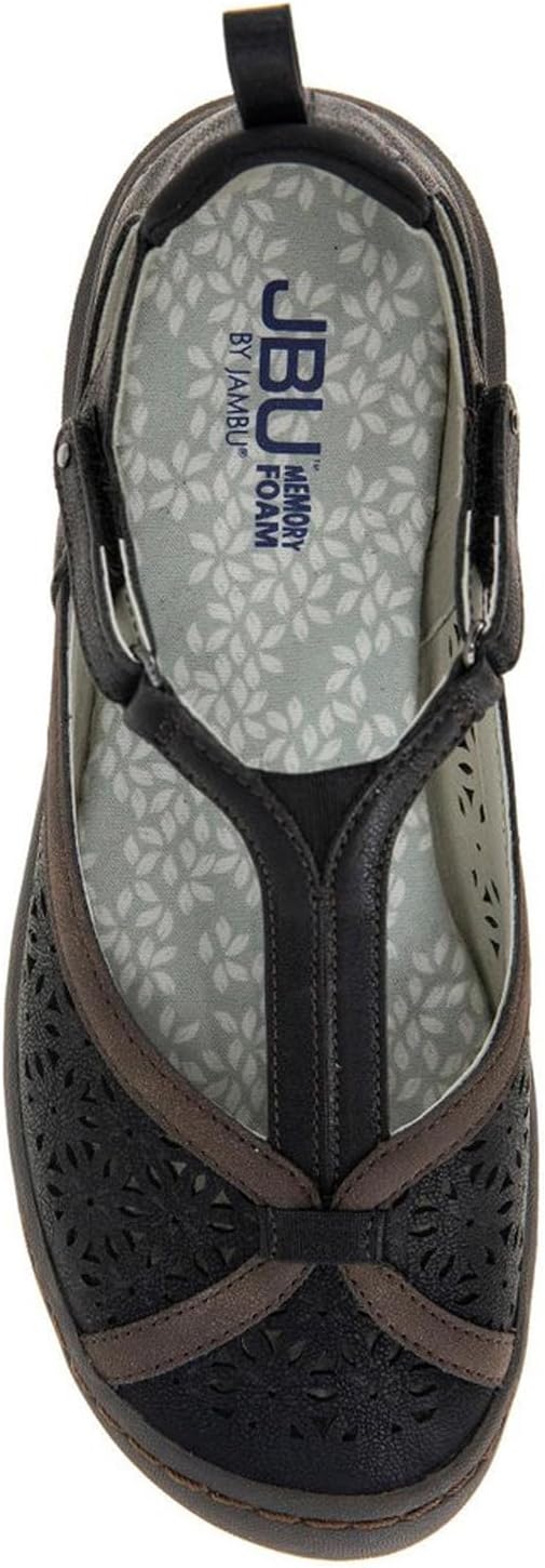 JBU Women's Daffodil Comfort Casual Mary Jane T-Strap Flats - Image 7