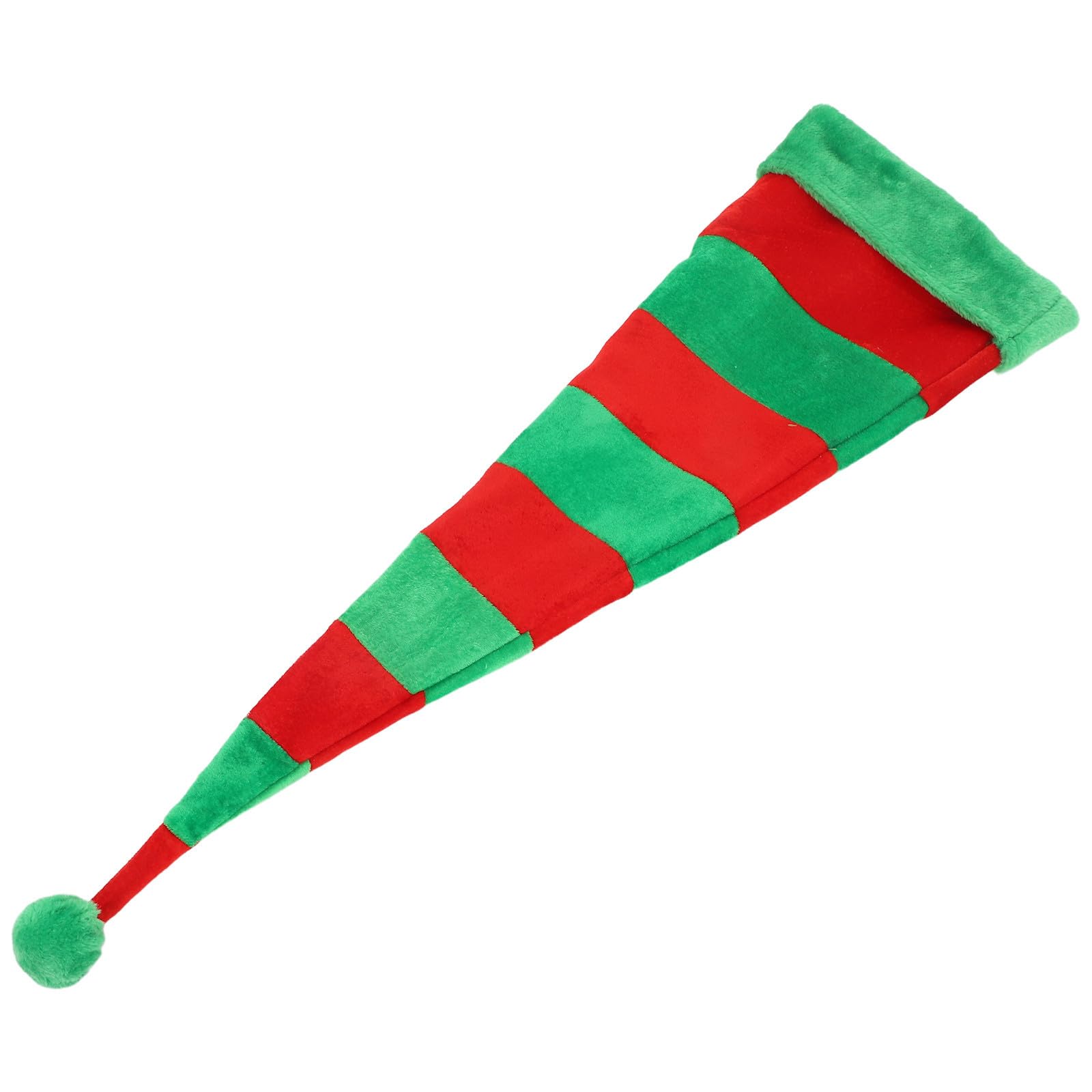 HEMOTON Sombrero Largo Navideño Accesorio para Fotos para Fiesta de Navidad Material de Tela y Hierro, Diseño Moldeable y Divertido Fiestas Navideñas