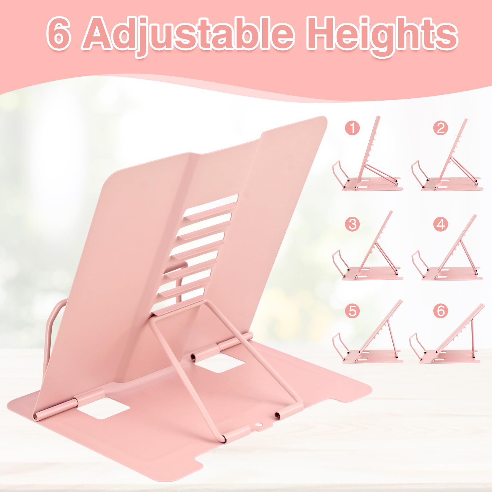 Leggio Metallico Regolabile WuGU - Per Libri, IPad E Ricette - Foto 8