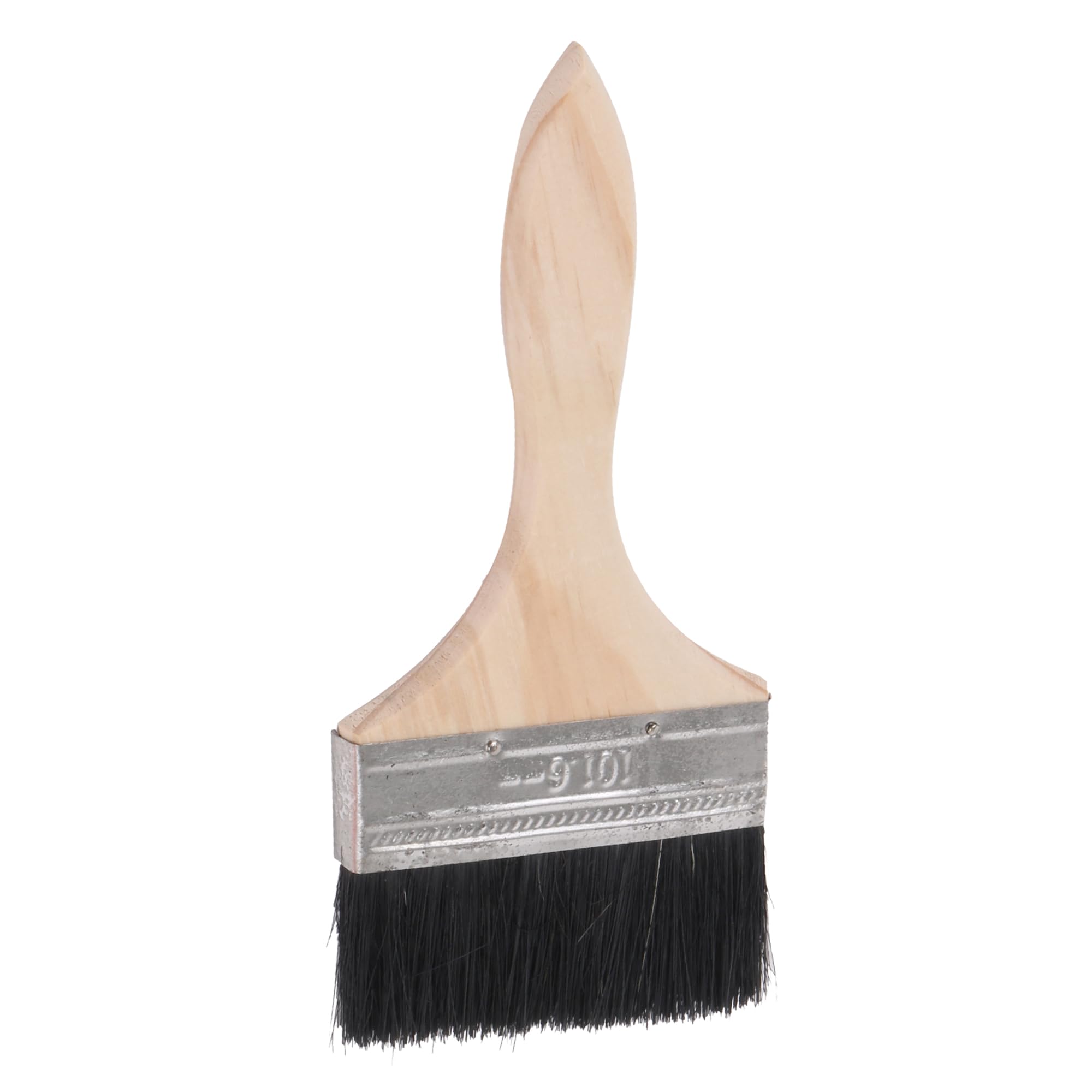 Black Brush - Mango de madera fina natural para herramientas de pintura artística, 4 pulgadas, paquete de 25
