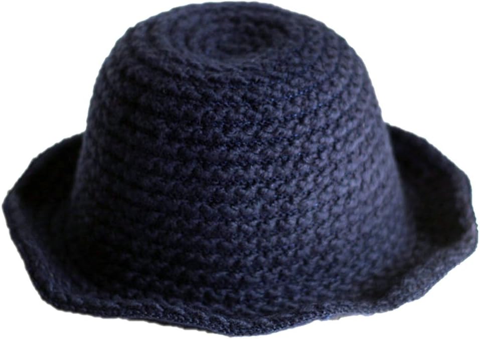 Winter Handmade Knitted Fishmen Hat Solid Color Bucket Cap