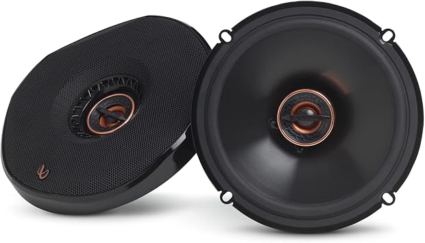 Infinity REF6532EX 165W 6.5" Reference Series 2-Way Coaxial Speakers 6-1/2" 160mm Shallow-Mount Coaxial Car Speaker, Black