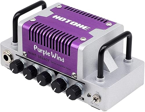 Miniatura 4 de Hotone Nano Legacy Purple Wind - Cabezal de amplificador de guitarra compacta de 5 vatios con ecualizador de 3 bandas