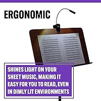 Vista 6 de On-Stage LED2214 - Luz de partitura recargable por USB