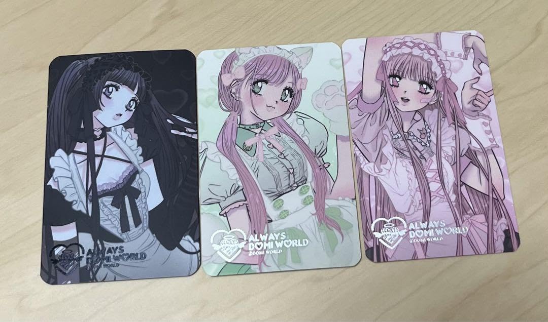 Amazon.co.jp: Domi world 韓国作家 トレカ ド 3枚セット : おもちゃ