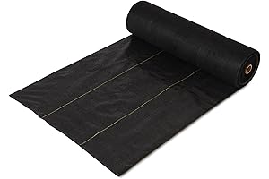 DeWitt 6 by 250 Feet Commercial and Home Garden DeWitt Landscape Fabric Weed Block Barrier