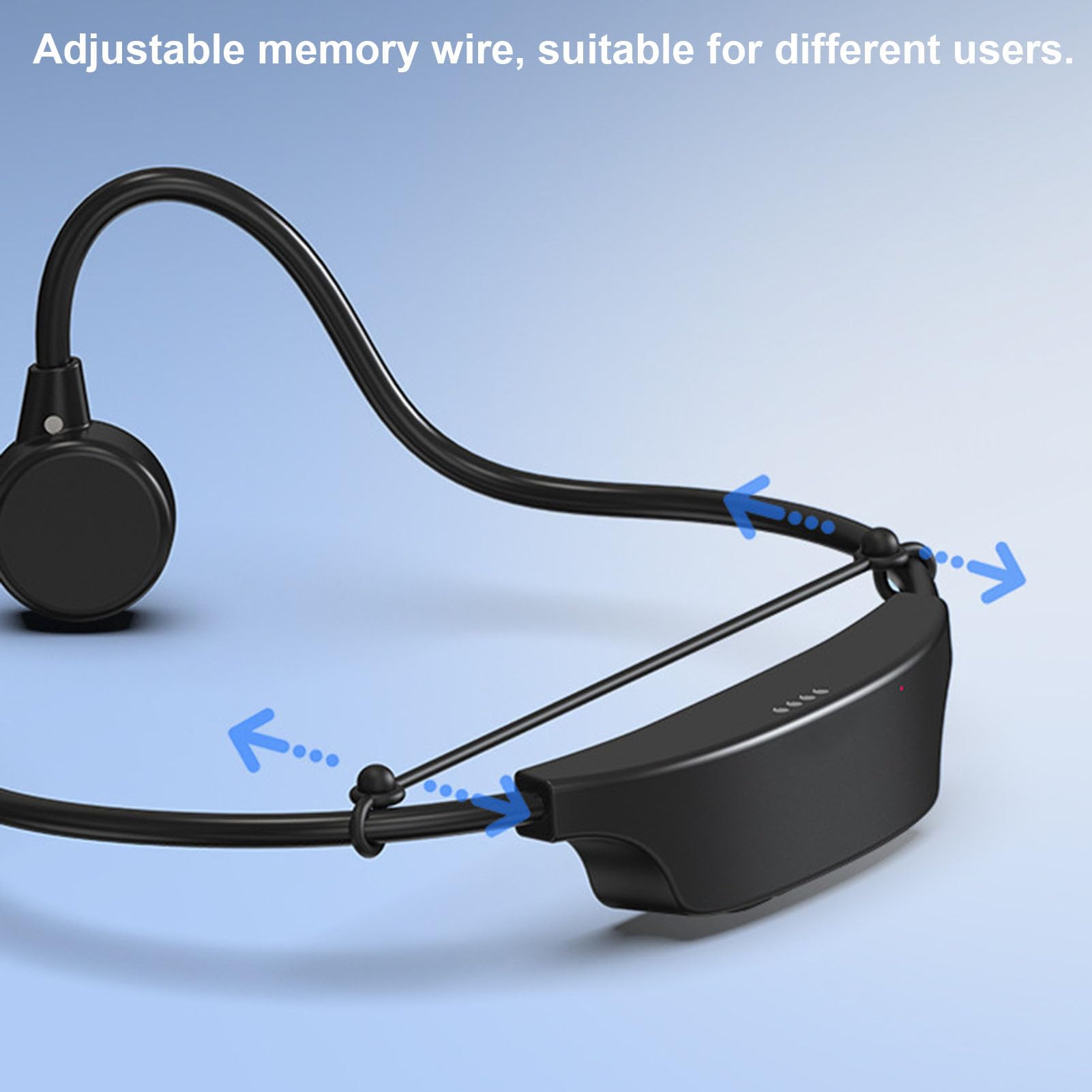 Bluetooth 5.3 Słuchawki Przewodnictwa Kości IPX8 Water Water Proof - 16 GB MP3 Słuchawki Pływackie z 12H Playtime, Otwarte Słuchawki do Uszy do Basenu/okrążenia, Nurkowanie, (BLACK)