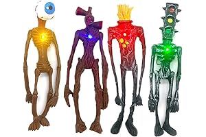 4Pcs/Set Siren Head Action Figure Toy, SCP Model Scary Doll