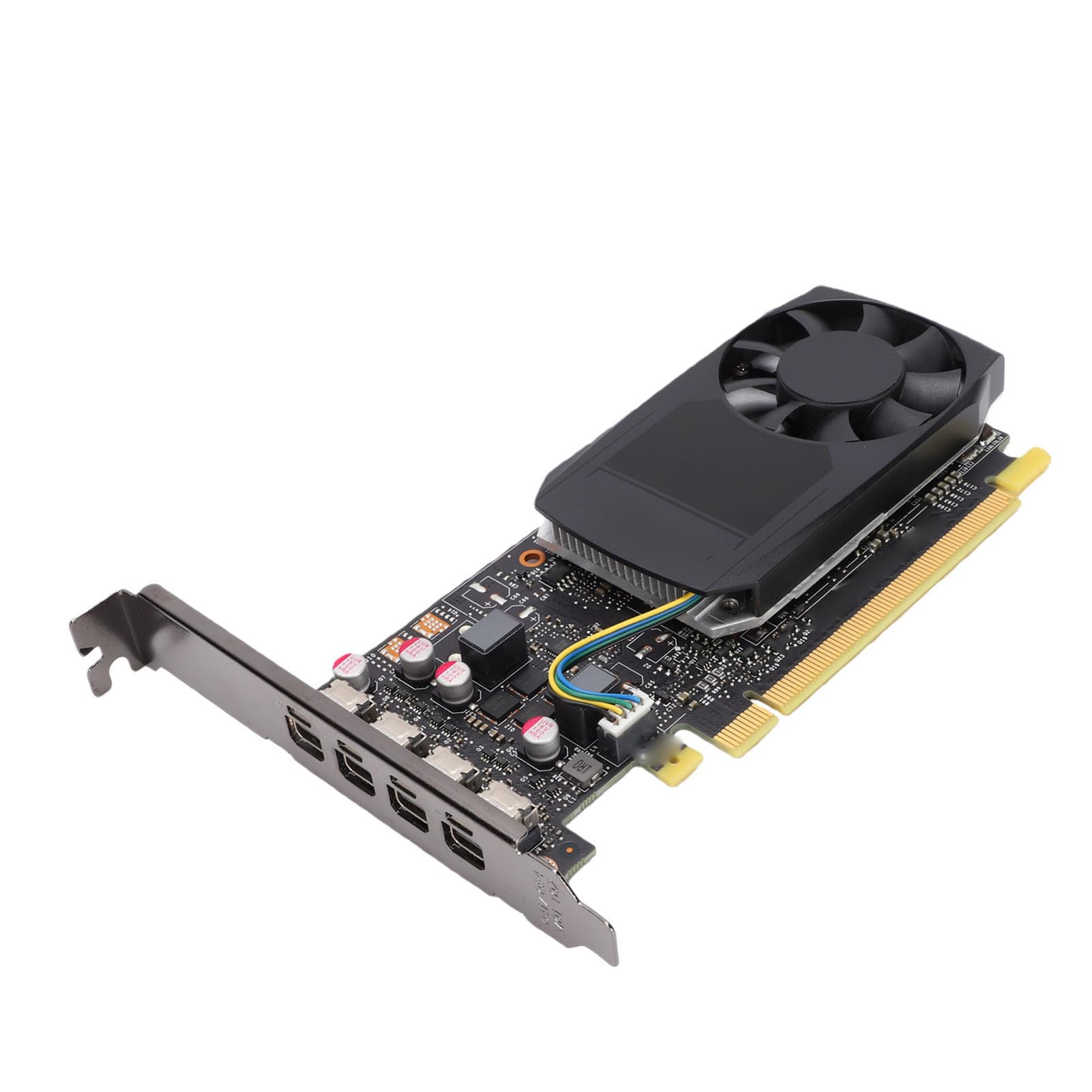 Luocute Scheda Grafica per Workstation, Uscita Quadro P1000 4 GB GDDR5 4K | 640 Core, 47 W a Basso Consumo, Alimentato da Slot PCIe, Supporto per Autodesk, SolidWorks, , HDR Color