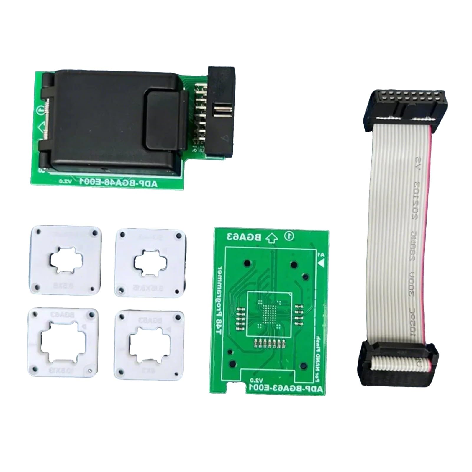 Adattatore compatto BGA48 BGA63 per programmatore T48 Chip di affidabilità programmazione e attività di manutenzione Adattatore di lunga durata