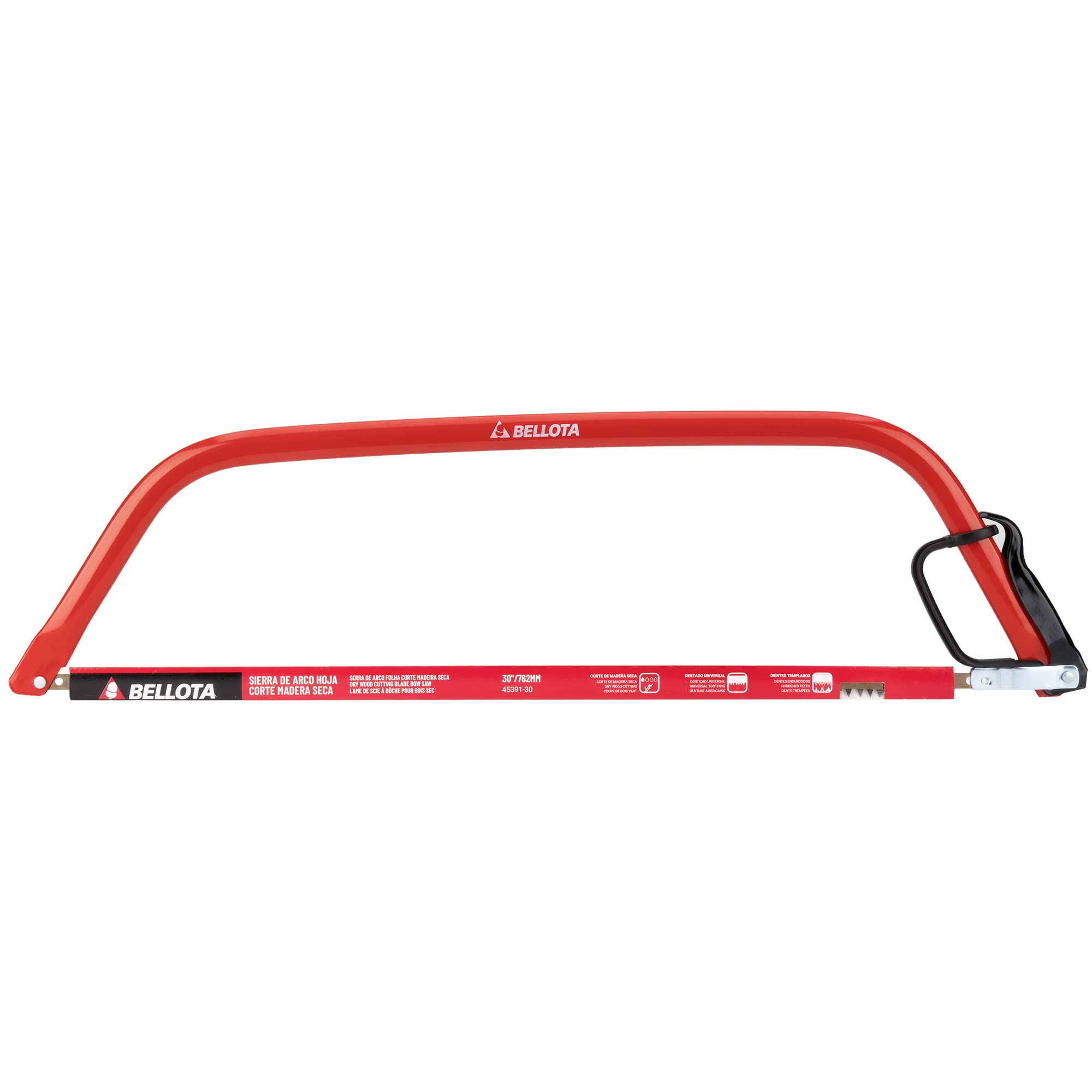 Bellota 4539130 - Sierra de arco dentado universal para corte de madera seca