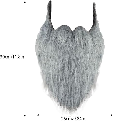 Miniatura 5 de 4 piezas de barba falsa de Halloween barba falsa bigote falso bigote falso para adultos niños disfraces suministros de fiesta de Halloween