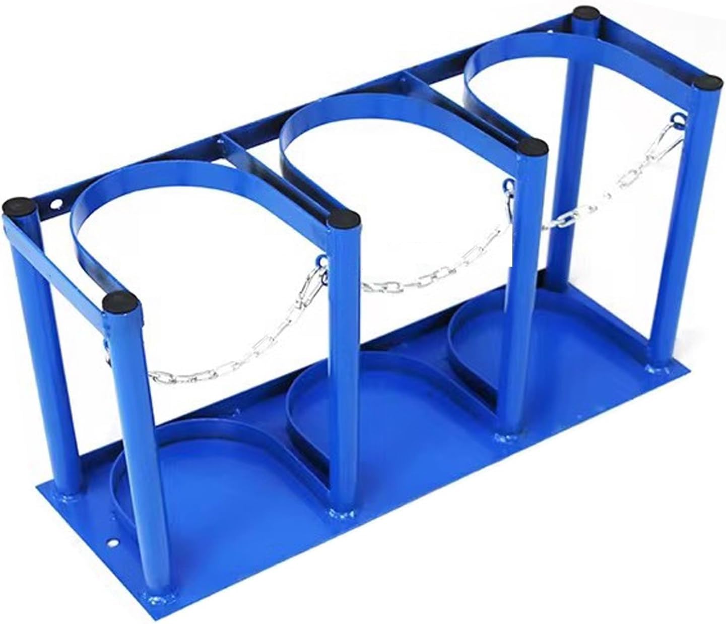 GHHVFEC Oxygen cylinder rack,Oxygen Cylinder Transport Bracket, Durable Powder Coated Gas Bottle Stand, Medical Oxygen Tank Holder, Nitrogen & Acetylene Rack, W-46cm (18 1/8")