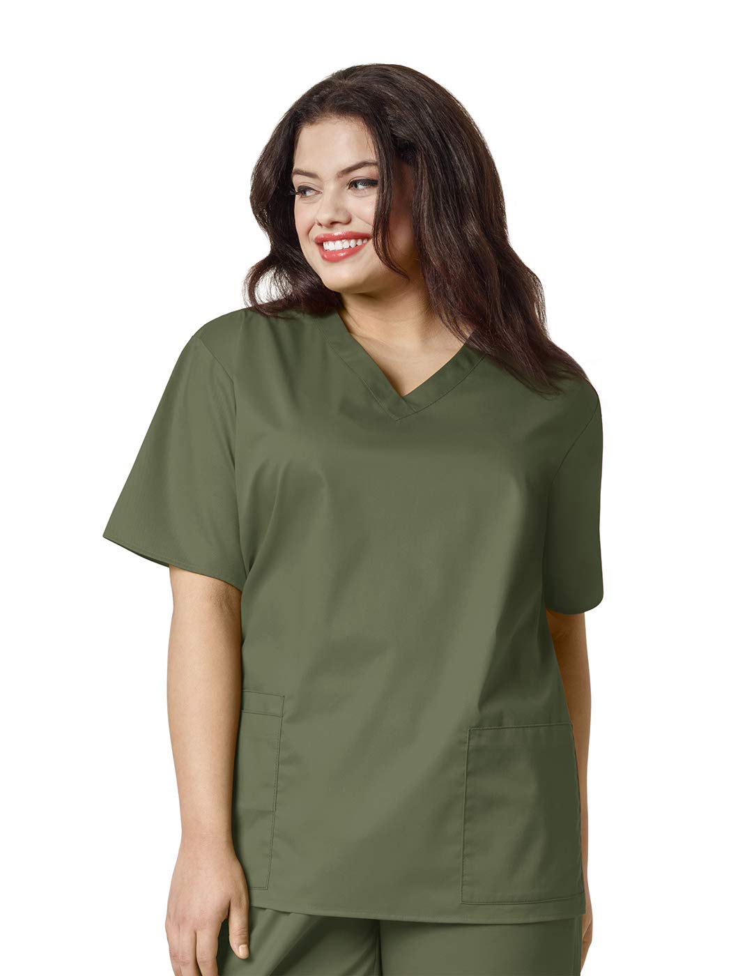 WonderWink Camiseta con Cuello En V Camisa de Traje médico Mujer (Pack de 1)