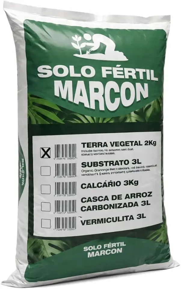Terra Vegetal 2kg Orgânica Para Plantas Jardins Horta E Vasos