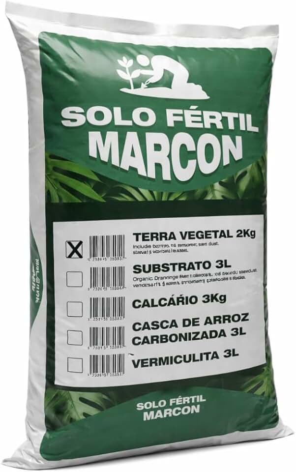 Terra Vegetal 2kg Orgânica Para Plantas Jardins Horta E Vasos