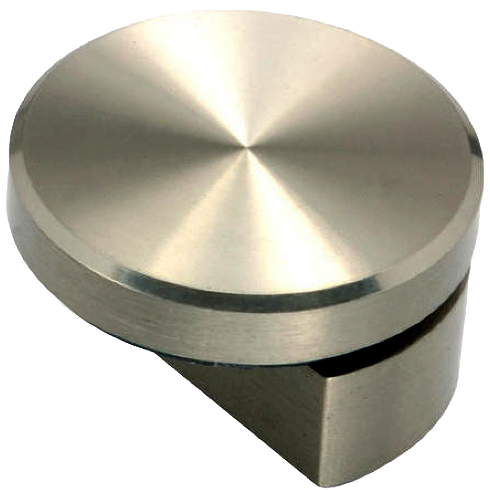 RiseOm Half Round Mirror Holder Bracket Silver Pack of 4 (8mm)-image-47