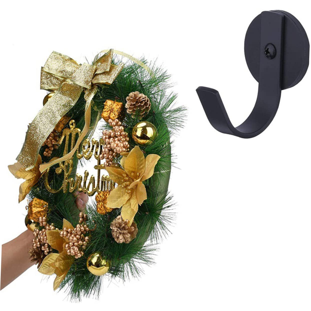 PartyKindom 6piezas Ganchos Magnéticos Para Decoración De Hogar Para Colgar Guirnaldas y Accesorios Instalación Sencilla Sin Herramientas Para Ventanas y Puertas