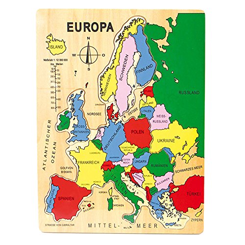 Preisvergleich Produktbild small foot 7265 Puzzle Europa