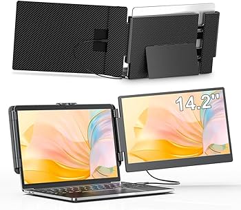 Amazon.co.jp: 14.2 インチ デュアルディスプレイ ダブル